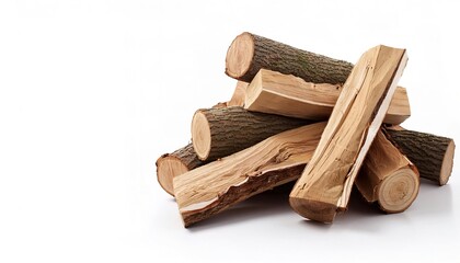 pile of dry firewood fire wood pieces, alternative fuel