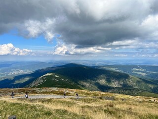 landscape with clouds