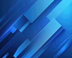 Obraz premium Blue Abstract Technological Design on Modern Background