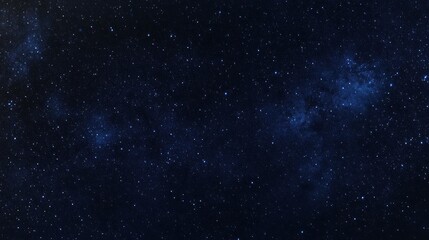 Night Sky with Stars and Galaxies