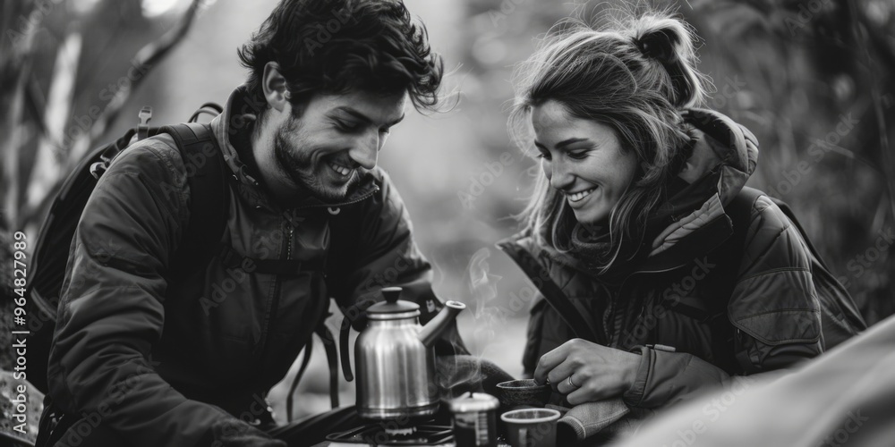 Poster a pair of individuals sitting side by side, possibly in a casual or intimate setting
