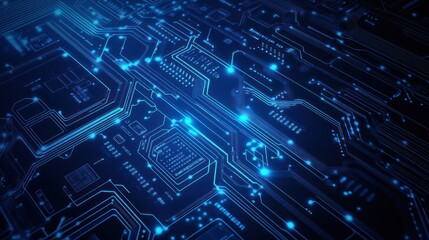 Abstract Circuit Board