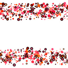 many colorful soap bubbles on black background with copy space Abstract colorful background. 