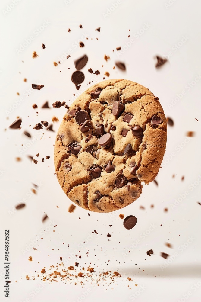 Poster a sweet treat in mid-air, perfect for adding a playful touch to your design