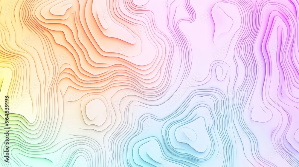 Poster this line art illustration features a simple bulging pattern that is ideal for use as a background
