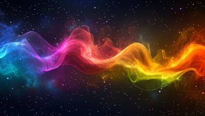 Abstract background with glittered line art