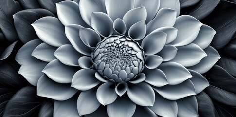 An abstract line art illustration with a fractal explosion star on a grey background