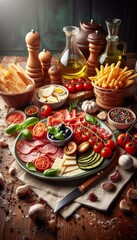 Fototapeta premium Italienisches Essen