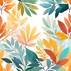 Abstract pattern soft sunlight tree leaves casting gentle on a white background, set of Tropical leaves collection on white background, leaves pattern