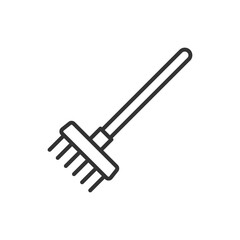 Rake Icon - Garden Tool Icon