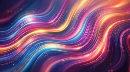 Fototapeta premium Line art style abstract motion blur background