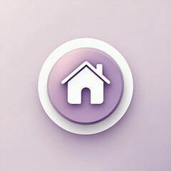 Purple home icon button