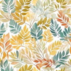 Abstract pattern soft sunlight tree leaves casting gentle on a white background, set of Tropical leaves collection on white background, leaves pattern