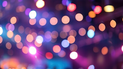 Obraz premium Colorful Bokeh Lights Abstract Background