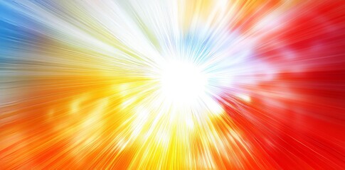 Obraz premium Light explosion line art illustration with glowing particles and lines creating shimmering abstract rays in the background