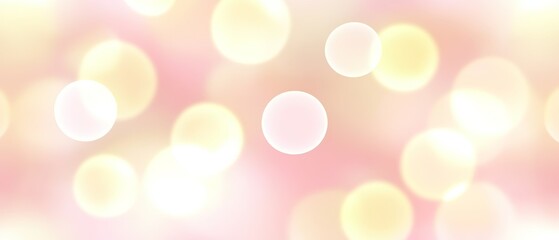 Soft bokeh background with pink and yellow light circles