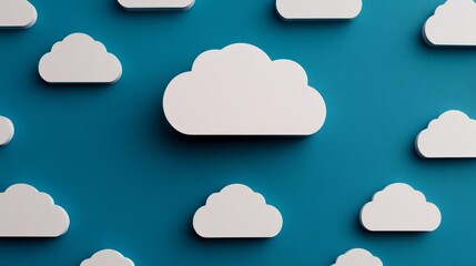 Obraz premium Cloud-based supply chain management, digital connectivity, futuristic interface