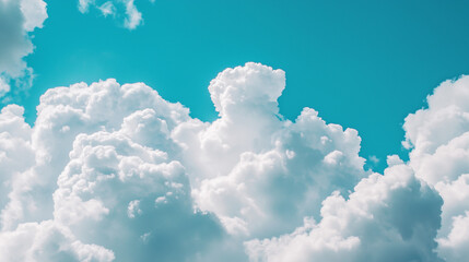 clouds in the blue sky