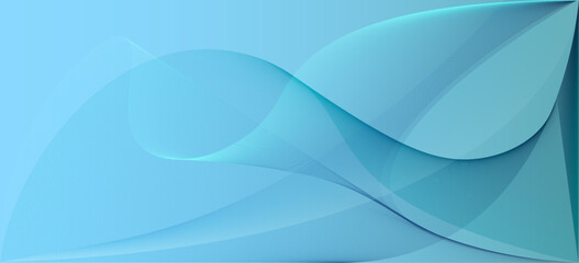 abstract blue wave lines blended background gradient overlapping waves for posters, flyers, brochure, cover, social media covers, backdrop, presentation minimal futuristic modern corporate template