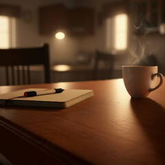 cup of coffee on table