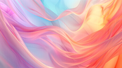 Obraz premium Minimalist colorful wave abstract background