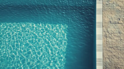 Swimming pool, top view