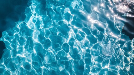 Obraz premium Swimming pool, top view