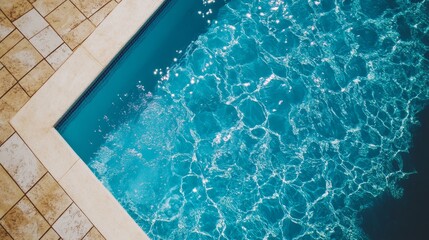 Swimming pool, top view