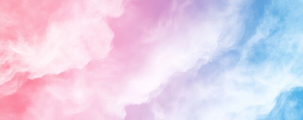 Abstract pastel cloud texture with pink and blue hues, dreamy concept