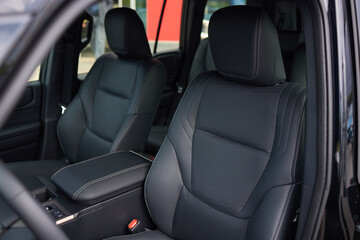 Discover the Stylish Car Interior with Premium Leather Seats for elegance and comfort