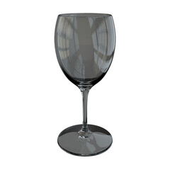 empty wine glass