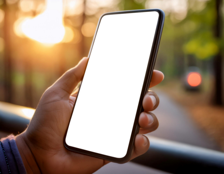 Navigation app on a smartphone screen, illustrating directions, travel, and location services.