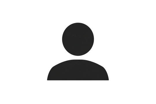 A simple, minimalist icon representing a user profile or avatar. The icon features a silhouette of a person with short hair in grayscale.
