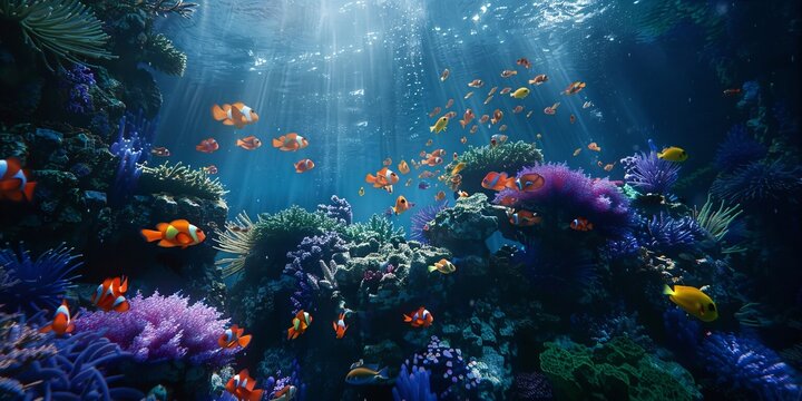 Living Art with Fish, Corel Draw Fish Art, Tropical Fish Patterns, Underwater Art Creations
