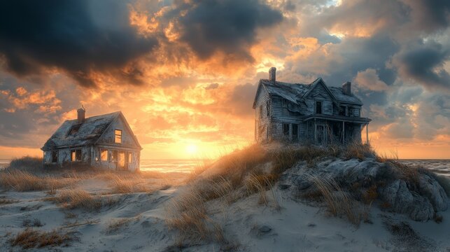 Parable of the Houses on Sand and Rock
