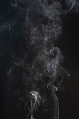Abstract white smoke