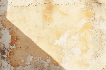 Old textured wall with shadow. Use this image for a vintage, rustic, or grunge aesthetic.