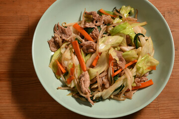 肉野菜炒め