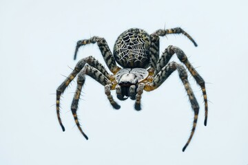 Realistic Spider and Web for Halloween Decorations - High-Quality Nature Photography of Creepy Arachnids