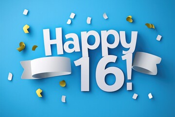 Sweet sixteen: text happy 16 years, the milestone birthday with joy and festivity, the transition from childhood to young adulthood with cherished memories, family, and friends