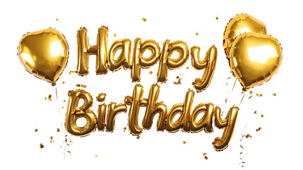 happy birthday balloons transparent background