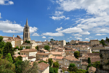 Obraz premium Saint-Emilion, France. A charming medieval town with stunning architecture and a rich history. August 15, 2024.
