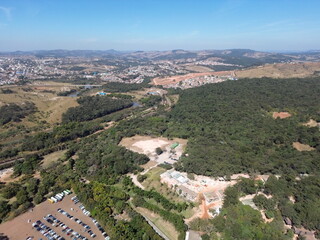 Obraz premium Imagens Aereas de Brumadinho
