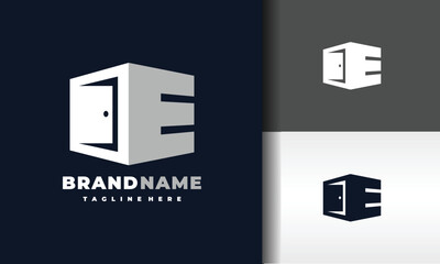 letter N open door logo