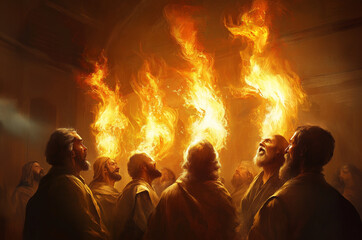 Tongues of Fire On the Day Of Pentecost