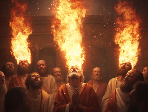 Tongues of Fire On the Day Of Pentecost