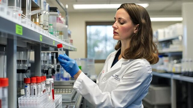 A pharmaceutical formulation scientist working in a sterile lab, demonstrating the precision and care needed for aseptic processing and cleanroom operations