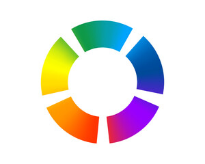Obraz premium Loading bar status icon. Vector illustration. Vector loaded rainbow icons. Download progress. Donload or Upload.