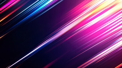 Vivid Colorful Gradient Background with Dynamic Light Effect and Speed Motion Concept in Fashion Photo Style