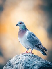 Obraz premium pigeon isolated on cute background